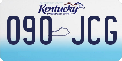 KY license plate 090JCG