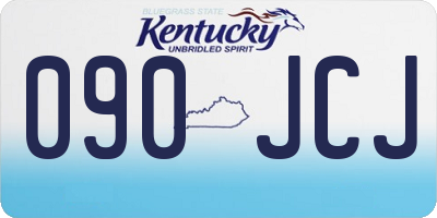 KY license plate 090JCJ