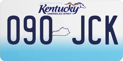 KY license plate 090JCK