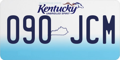 KY license plate 090JCM