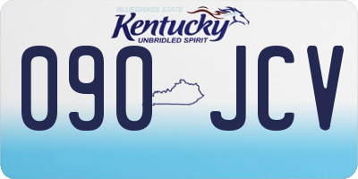 KY license plate 090JCV