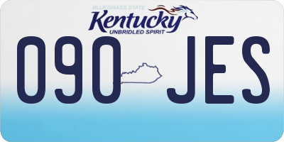 KY license plate 090JES