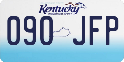 KY license plate 090JFP