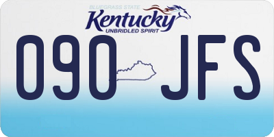 KY license plate 090JFS