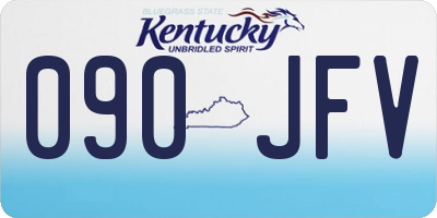 KY license plate 090JFV
