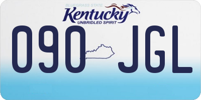 KY license plate 090JGL