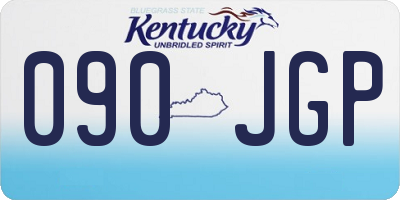 KY license plate 090JGP