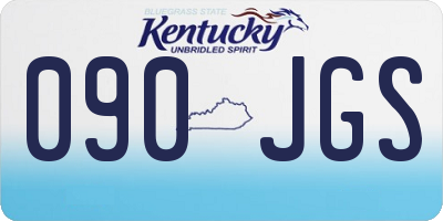 KY license plate 090JGS