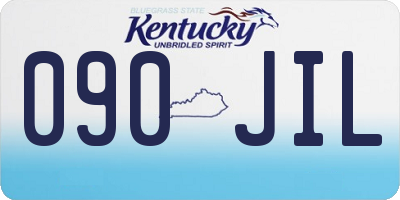 KY license plate 090JIL