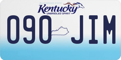 KY license plate 090JIM