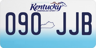 KY license plate 090JJB