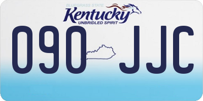 KY license plate 090JJC