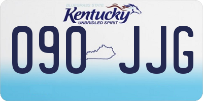 KY license plate 090JJG