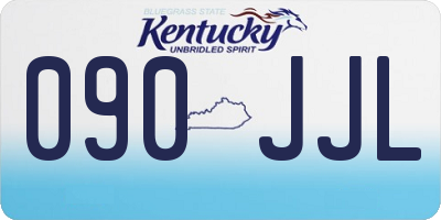 KY license plate 090JJL