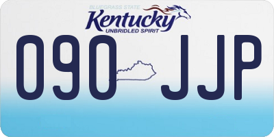 KY license plate 090JJP