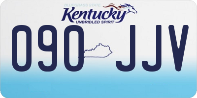 KY license plate 090JJV