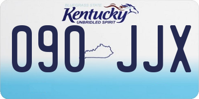 KY license plate 090JJX