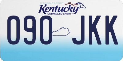 KY license plate 090JKK