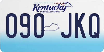 KY license plate 090JKQ