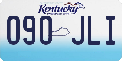 KY license plate 090JLI
