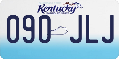 KY license plate 090JLJ