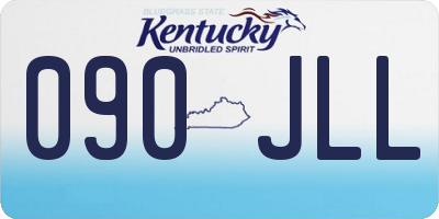 KY license plate 090JLL