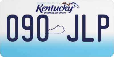 KY license plate 090JLP