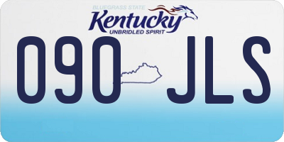 KY license plate 090JLS