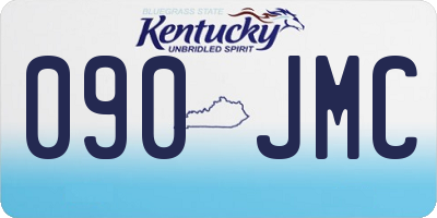 KY license plate 090JMC