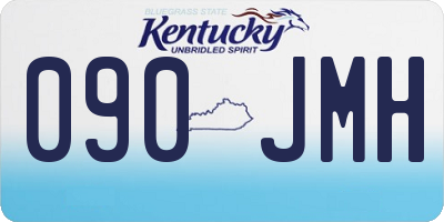 KY license plate 090JMH