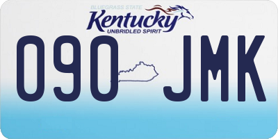 KY license plate 090JMK