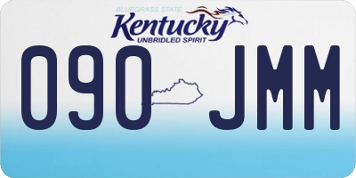 KY license plate 090JMM