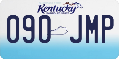 KY license plate 090JMP