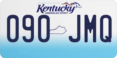 KY license plate 090JMQ