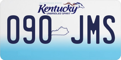 KY license plate 090JMS