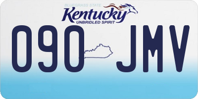 KY license plate 090JMV