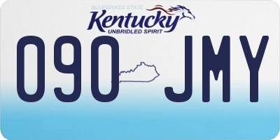 KY license plate 090JMY