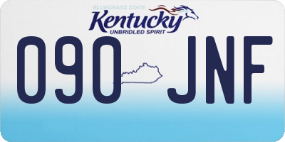 KY license plate 090JNF