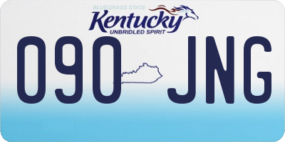 KY license plate 090JNG