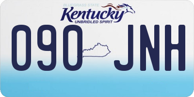 KY license plate 090JNH