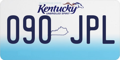 KY license plate 090JPL