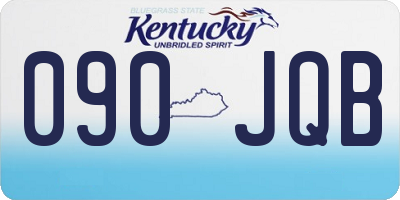 KY license plate 090JQB