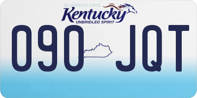 KY license plate 090JQT