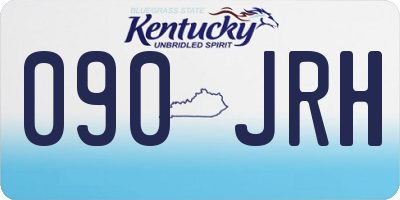 KY license plate 090JRH