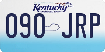 KY license plate 090JRP