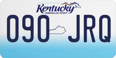 KY license plate 090JRQ