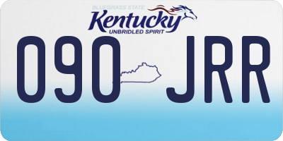 KY license plate 090JRR