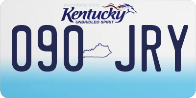 KY license plate 090JRY