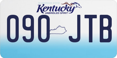 KY license plate 090JTB