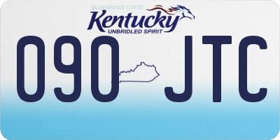 KY license plate 090JTC